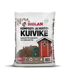 Biolan komposti- ja huussikuivike 40L